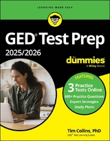 GED Test Prep 2025/2026 For Dummies -  Tim Collins