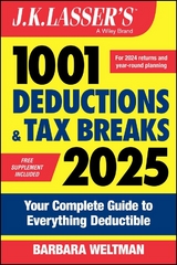 J.K. Lasser's 1001 Deductions & Tax Breaks 2025 -  Barbara Weltman