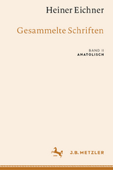 Heiner Eichner: Gesammelte Schriften - Heiner Eichner