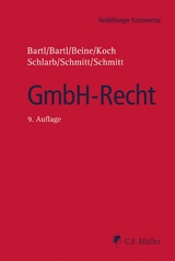 GmbH-Recht -  Harald Bartl,  Angela Bartl,  Klaus Beine,  Detlef Koch,  Eberhard Schlarb,  Michaela C. Schmitt,  Christo