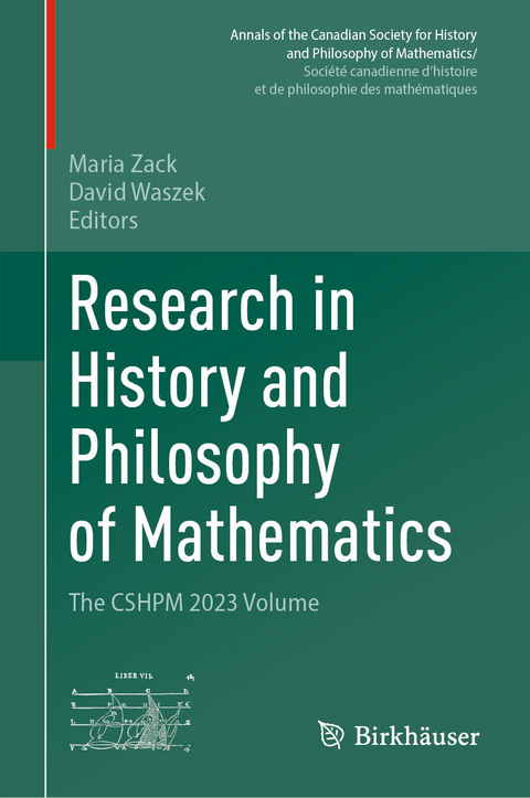 Research in History and Philosophy of Mathematics - 