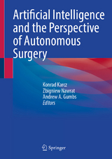 Artificial Intelligence and the Perspective of Autonomous Surgery - 