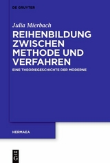 Reihenbildung zwischen Methode und Verfahren - Julia Mierbach