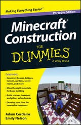 Minecraft Construction For Dummies, Portable Edition - Adam Cordeiro, Emily Nelson