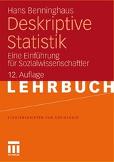 Deskriptive Statistik - Benninghaus, Hans