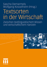 Textsorten in der Wirtschaft - 