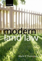 Modern Land Law - Thompson, Mark P.