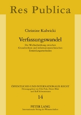 Verfassungswandel - Christine Kulwicki