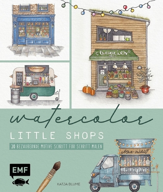 Watercolor - Little Shops - Katja Blume