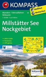 KOMPASS Wanderkarte Millstätter See, Nockgebiet - KOMPASS-Karten GmbH