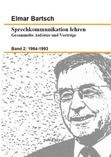 Sprechkommunikation lehren 2 - Elmar Bartsch