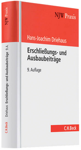 Erschließungs- und Ausbaubeiträge - Driehaus, Hans-Joachim