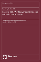 Sondergutachten 59: Energie 2011: Wettbewerbsentwicklung mit Licht und Schatten -  Monopolkommission