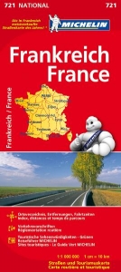 Michelin Karte Frankreich. France - 