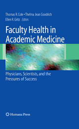 Faculty Health in Academic Medicine - 