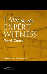 Law for the Expert Witness - Bronstein, Daniel A.