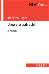 Umweltstrafrecht - Kloepfer, Michael; Heger, Martin