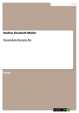 Staatskirchenrecht -  Nadine Elisabeth Müller