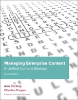 Managing Enterprise Content - Rockley, Ann; Cooper, Charles