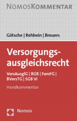 Versorgungsausgleichsrecht - Frank Götsche, Frank Rehbein, Christian Breuers