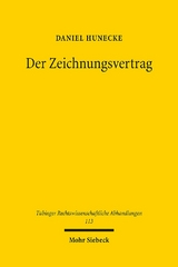 Der Zeichnungsvertrag - Daniel Hunecke