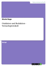 Oxidation und Reduktion - Versuchsprotokoll - Nicole Ruge