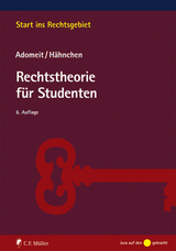 Rechtstheorie für Studenten - Klaus Adomeit, Susanne Hähnchen