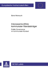 Interessenkonflikte kommunaler Mandatsträger - Boris Weirauch