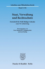 Staat, Verwaltung und Rechtsschutz. - 