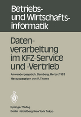 Datenverarbeitung im KFZ-Service und -Vertrieb - 