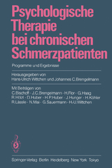 Psychologische Therapie bei chronischen Schmerzpatienten - 