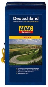 ADAC StraßenKarte Deutschland in Kartentasche