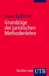 Grundzüge der juristischen Methodenlehre - Franz Bydlinski