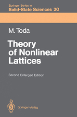 Theory of Nonlinear Lattices - Morikazu Toda