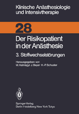 Der Risikopatient in der Anästhesie - 