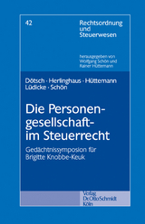 Die Personengesellschaft im Steuerrecht - 