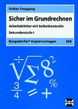 Sicher im Grundrechnen - Freygang, Volker