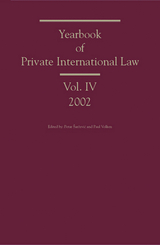 Yearbook of Private International Law - Katharina Boele-Woelki, Ronald H. van Ooik, Marc Fallon, Johan Meeusen, Maarit Jänterä-Jareborg, Joost Blom, Sergei Lebedev, Aleksander Muranov, Roman Khodykin, Elena Kabatova, Johan A. Erauw, Yongping Xiao, Tito Ballarino, Alfred E. von Overbeck, J. H. van Loon, Herbert Kronke, Diego P. Fernández Arroyo, Jan Kleinheisterkamp, Michael Hellner,  Palao Moreno