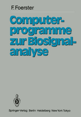 Computerprogramme zur Biosignalanalyse - F. Förster