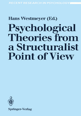 Psychological Theories from a Structuralist Point of View - 