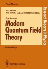 Problems of Modern Quantum Field Theory - 