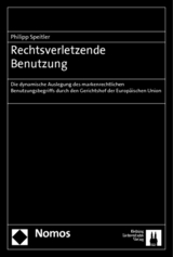 Rechtsverletzende Benutzung - Speitler, Philipp