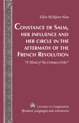 Constance de Salm, Her Influence and Her Circle in the Aftermath of the French Revolution - Ellen McNiven Hine