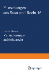 Versicherungsaufsichtsrecht - H. Kraus