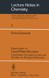 Determination of Liquid Water Structure - E. Clementi