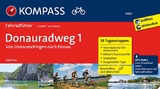 KOMPASS Fahrradführer Donauradweg 1, von Donaueschingen nach Passau - Ralf Enke