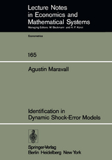 Identification in Dynamic Shock-Error Models - A. Maravall