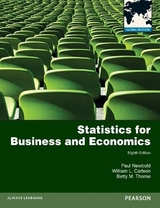 Statistics for Business and Economics: Global Edition - Newbold, Paul; Carlson, William; Thorne, Betty