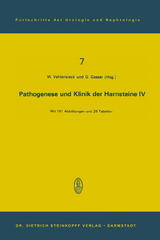 Pathogenese und Klinik der Harnsteine IV - 