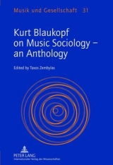 Kurt Blaukopf on Music Sociology - an Anthology - 